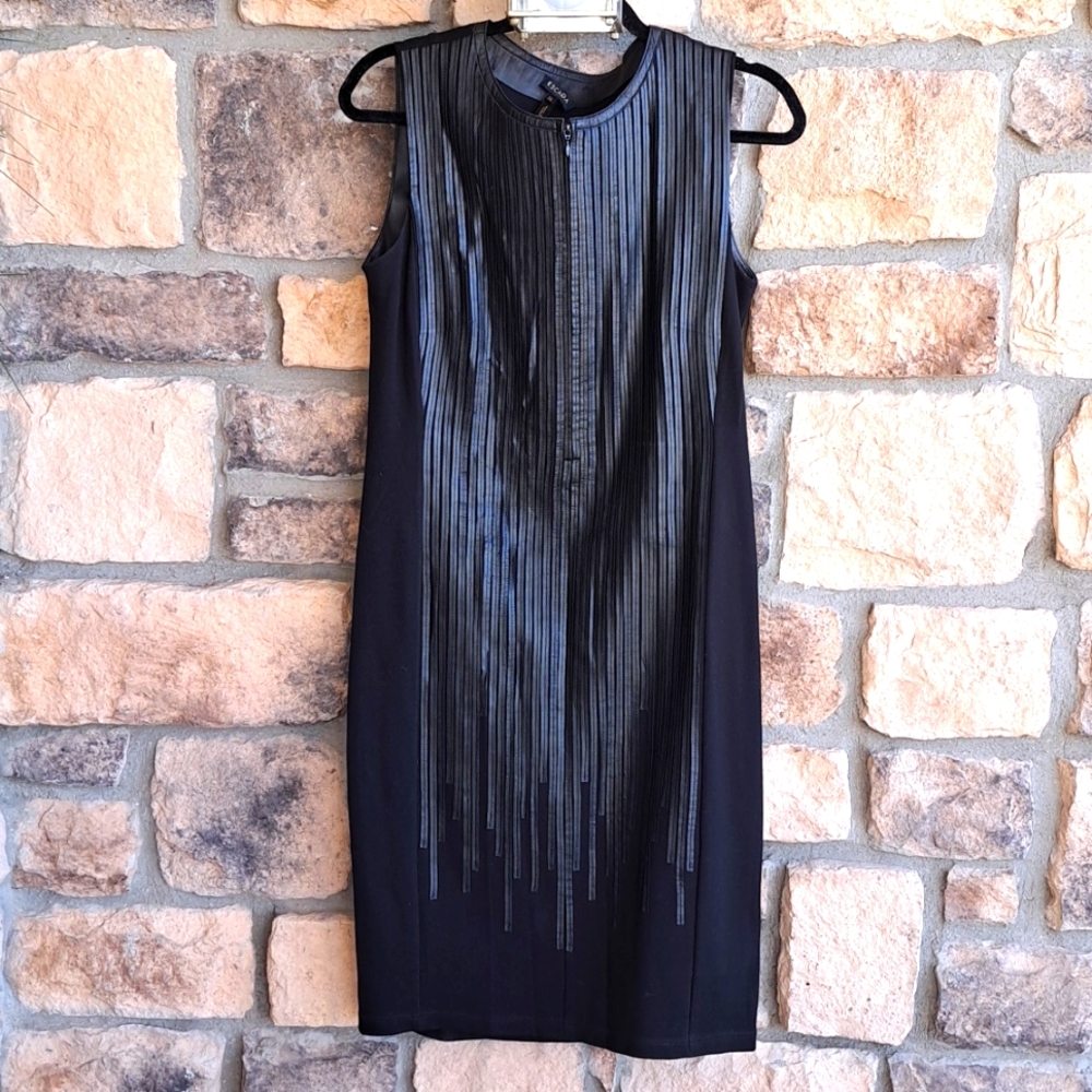 Escada sleeveless knit dress